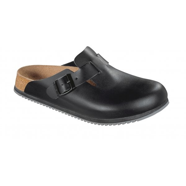 birkenstock super grip professional boston clog black