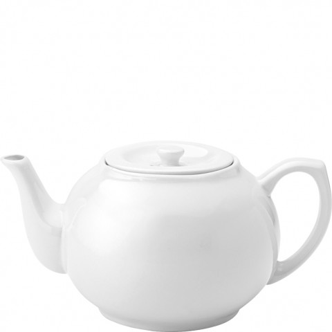 Pure White Porcelain Teapot 120cl (Box of 6)