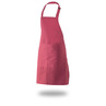 Bib Apron 28" X 33" Poly/Cotton Self Adjustable Neck Band With Pocket