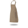 Bib Apron 28" X 33" Poly/Cotton Self Adjustable Neck Band With Pocket