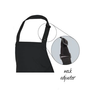 Bib Apron 28" X 33" Poly/Cotton Self Adjustable Neck Band With Pocket