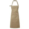 Canvas Bib Apron with Front Pocket Heavy Duty 28" X 34"