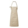 Canvas Bib Apron with Front Pocket Heavy Duty 28" X 34"