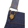 Waxed Look Denim Bib Apron 28" X 34"