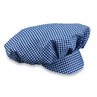 Mob Cap Blue/White Small Check Cotton