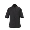 Le Chef DF118C Prep Jacket Black * Short Sleeves* With StayCool System Panels