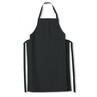 Le Chef DF76M Bib Apron Black 28" x 36"