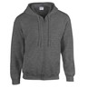 Hooded Sweatshirt Full Zip Poly/Cotton