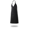 Bib Apron Gents V Neck Black