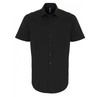 Stretch Fit Cotton Poplin Shirt Short Sleeves