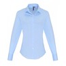 Stretch Fit Cotton Poplin Blouse Long Sleeves