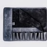 Chefi Small Leather Knife Roll 9 Piece Carol (Black)