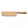 Katana Saya Olive Wood Handled Nakiri Knife 18cm (KSO-03)
