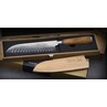 Katana Saya Olive Wood Handled Santoku Knife 18cm (KSO-02)