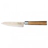 Katana Flame Olive Wood Handled Utility Knife 12cm (KFO-12)