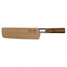 Katana Flame Olive Wood Handled Nakiri Knife 18cm (KFO-03)