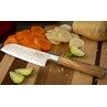 Katana Flame Olive Wood Handled Santoku Knife 18cm (KFO-02)