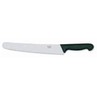 Smithfield 25cm Serrated Pastry Knife Black Samprene Handle