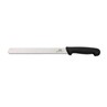 Smithfield 30cm Serrated Carver Black Samprene Handle