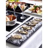 Reversible Melamine Platter Slate/Granite Effect 32cm X 17.5cm (Box Of 6)