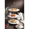 Birdcage Plate Stand Aged Copper 37cm To Hold 3 X 23cm Plates