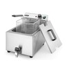 Hendi Mastercook Single Tank Electric Fryer 8Ltr - 30.5cm (w) X 51.5cm (d) X 35cm (h)