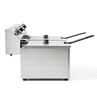 Hendi Twin Tank Electric Fryer 2 X 8ltr - 55cm (w) X 43cm (d) X 34.5cm (h)