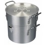 Double Boiler Aluminium With Filler Lip & Lid 32cm Dia 13.6 Litre