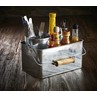 Galvanised Steel Table Caddy 24.5cm X 15.5cm X 12.5cm