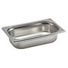 Food Pan Gastronorm S/S GN1/4 26.cm X 16.cm X 6.5cm Deep