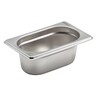 Food Pan Gastronorm S/S GN 1/9 17.6cm X 10.8xm X 6.5cm Deep