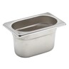 Food Pan Gastronorm S/S GN 1/9 17.6cm X 10.8 X 10cm Deep