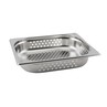 Food Pan Gastronorm S/S Perforated GN 1/2 32.5cm X 26.5cm X 6.5cm Deep