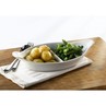 Genware Porcelain Divided Vegetable Dish 28cm (Box Of 4)