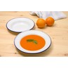 Enamel Tableware Deep Plate / Dish 24cm