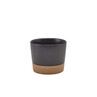 GenWare Kava Black Stoneware Chip Cup 9 x 7.4cm (Box of 6)