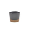 GenWare Kava Dark Grey Stoneware Chip Cup 9 x 7.4cm (Box of 6)