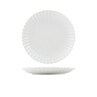 Incise Porcelain Scalloped Coupe Plate 26cm (Box of 6)