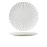 Incise Porcelain Scalloped Coupe Plate 30cm (Box of 6)
